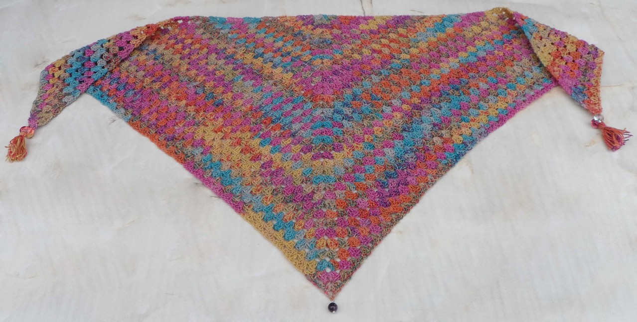 HalfGrannySquarescarf (Schal) christacreativgrafs seite!