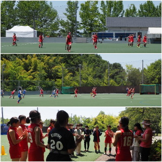 試合開始 後半開始 反省会後の〆