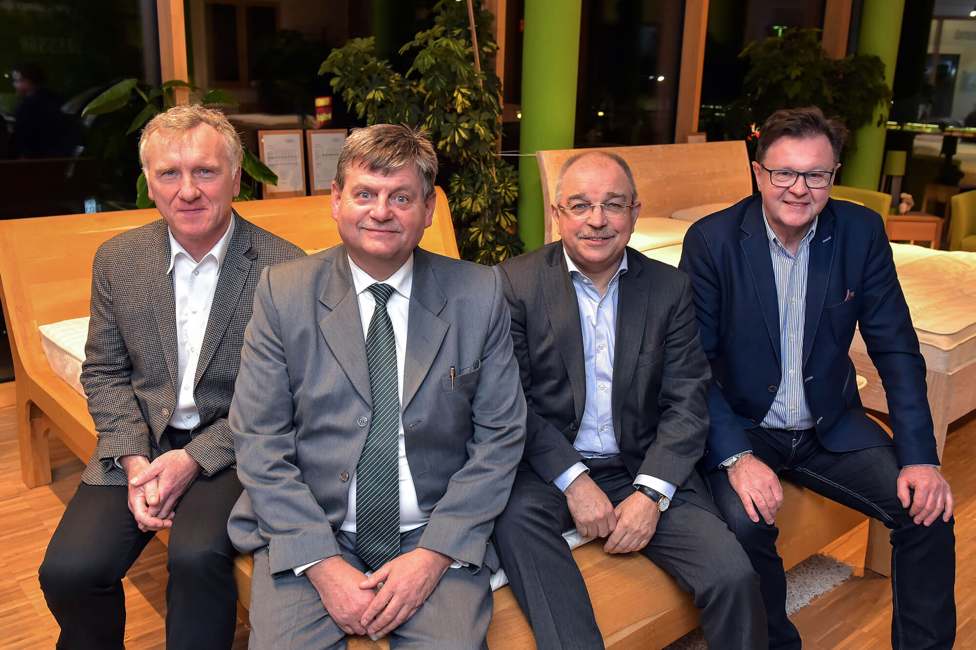 Vorstand der IGJS v.l.n.r.: Dr. Fred Grunert, Dr. Jürgen Meyer, Wilfried Opitz, Frank Heuer
