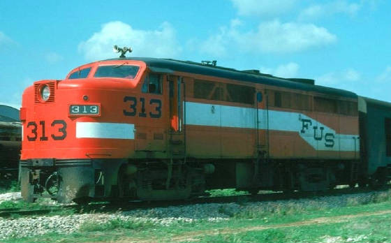 Locomotora; Ferrocarriles Unidos del Sureste. 1984