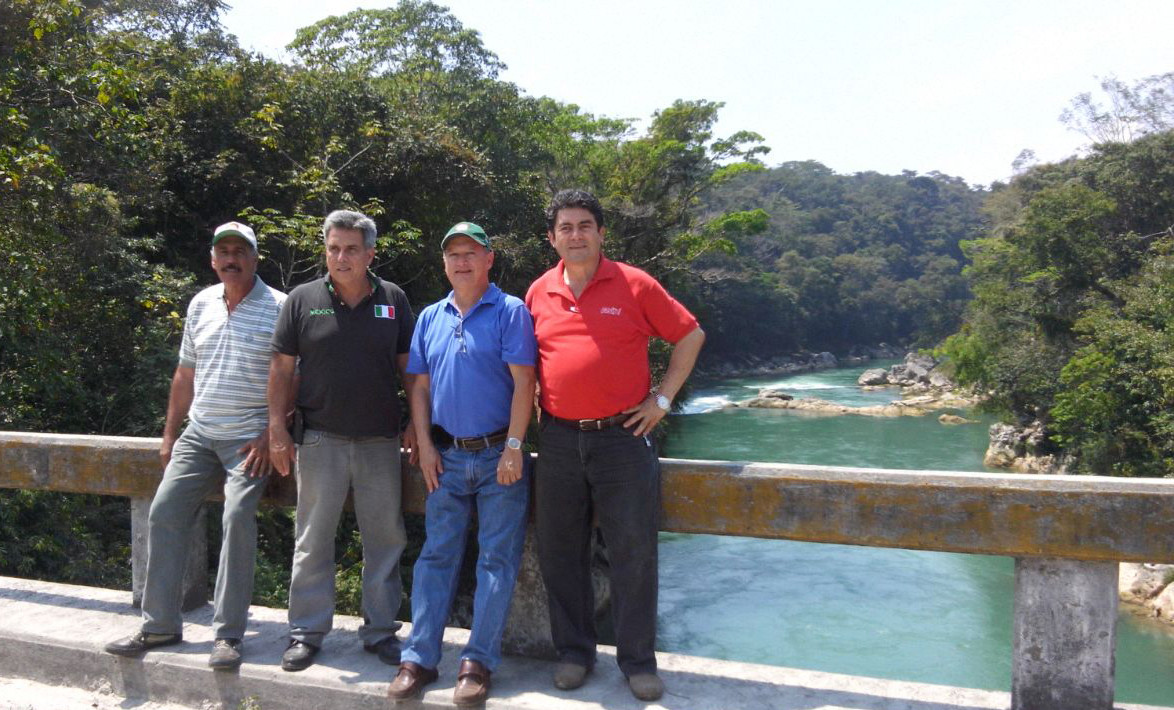 Carlos Moral, Jorge Goñi, Augusto Rodriguez y Pedro Luis Herrera