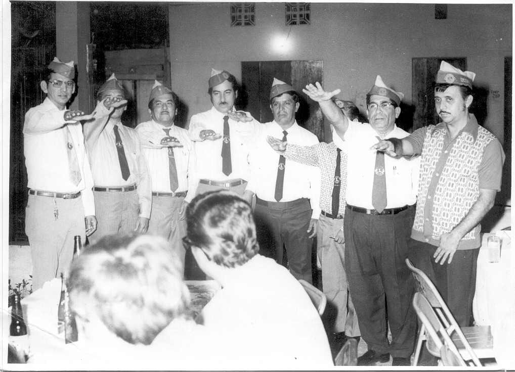 Toma de Protesta Club de Leones. Años 70s