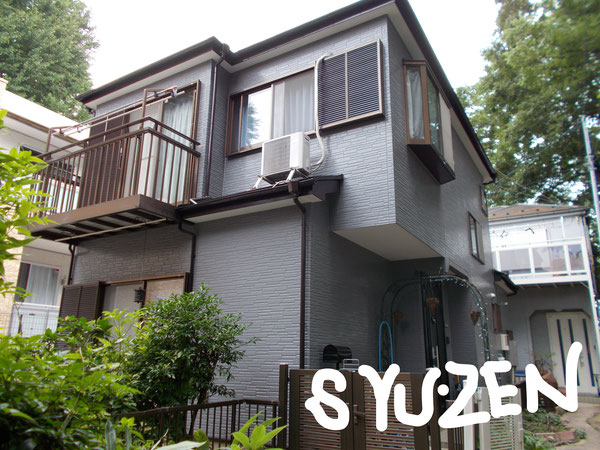 横浜市中区本郷町周辺　○○様邸の外壁塗装と屋根塗装。
