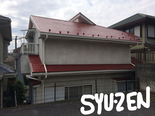 横浜市南区永田北周辺　屋根塗装
