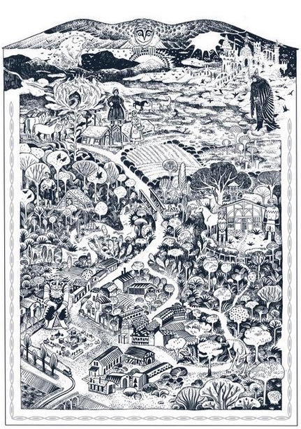 Carte des landes fantastiques