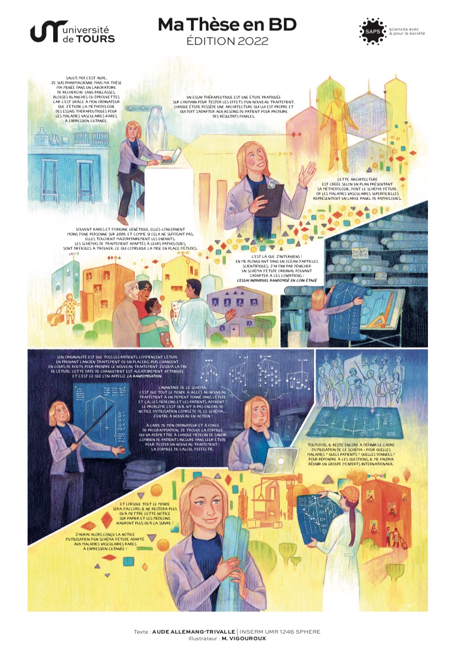 Ma thèse en BD - Mayeul Vigouroux - Université de Tours - 2022