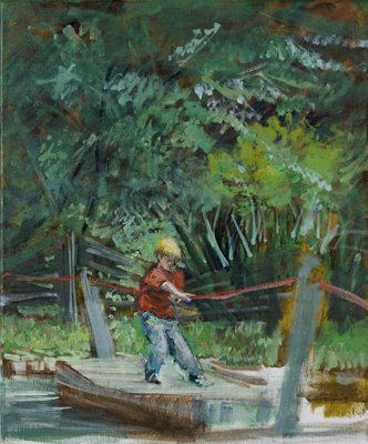 "Übersetzen", Acryl, 50x60cm, 2008
