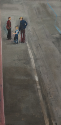 "Eigene Wege", Acryl, 80x40cm, 2003