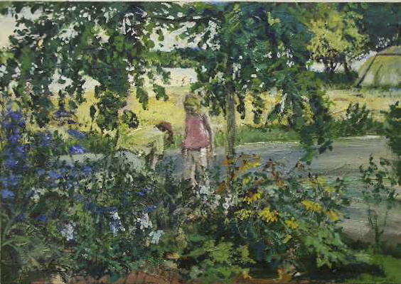 "Der Fund", Acryl auf Leinwand, 70x100cm, 2010