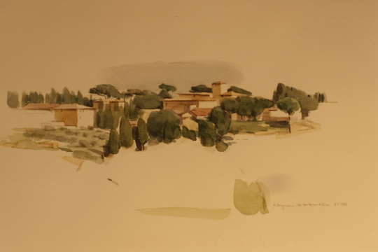 "Petrognano (Toscana)", Aquarell, 1989