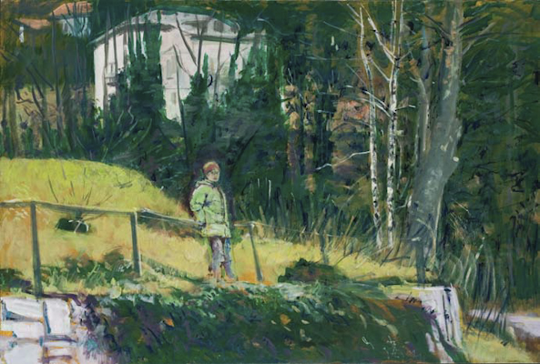 "Warten auf Schnee", Acryl auf Leinwand, 100x150cm, 2007