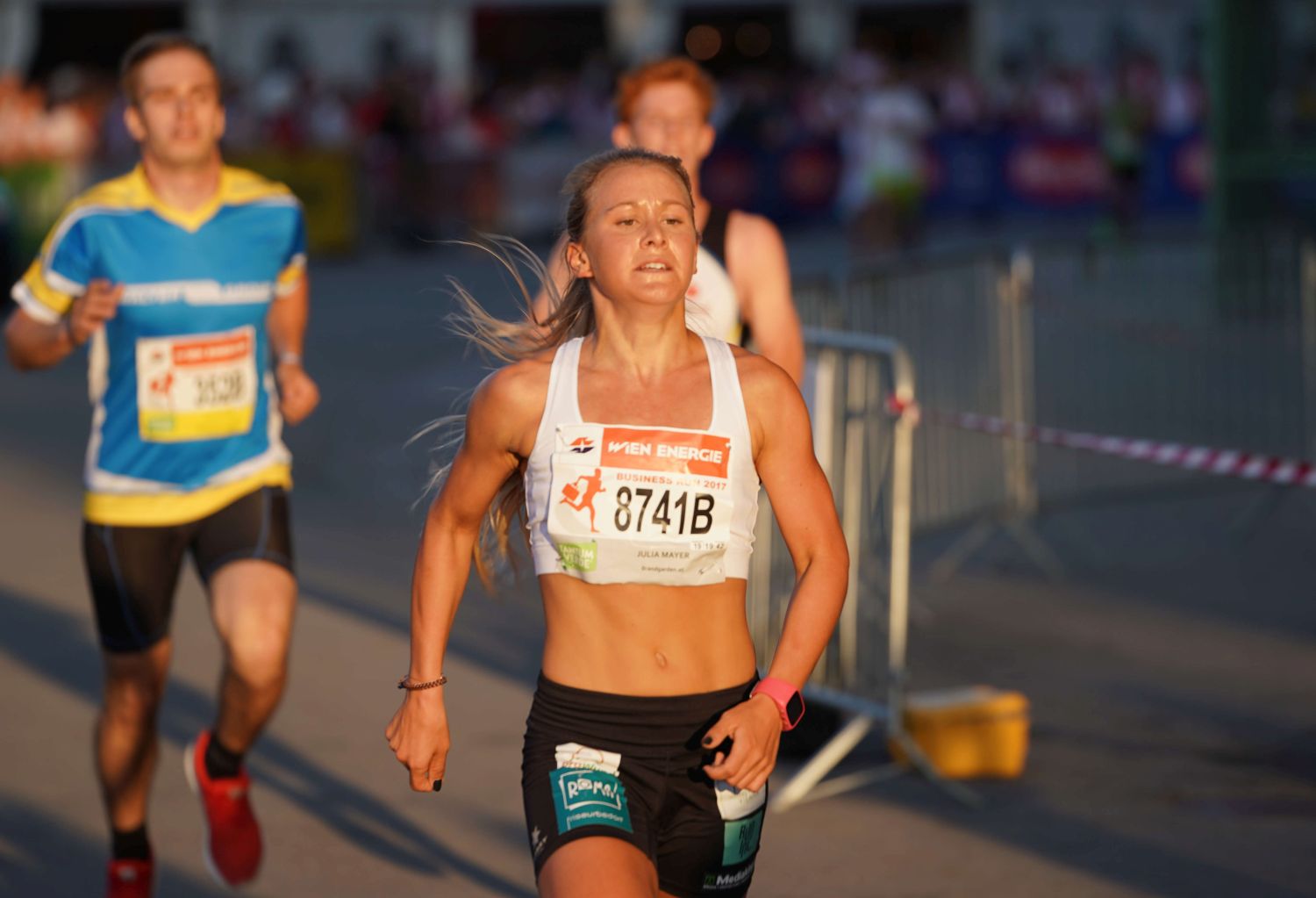 2 Platz Mixed Team Schnellste Dame Julia Mayer Lauferin Aut