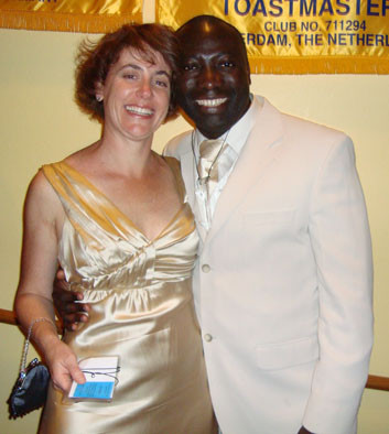 Jill and Emmanuel, Gala Dinner