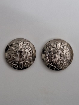 Botones chaqueta época de Franco