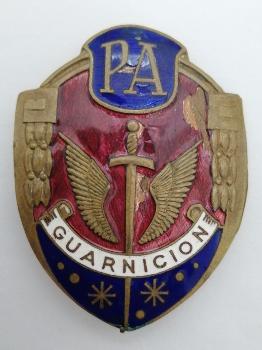 Placa Policía Armada. 1939 - 1978