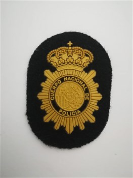CUERPO NACIONAL DE POLICÍA. Escudo de Gorra UIP
