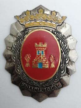 Placa de la Policía Local de Palafrugell. Años 90