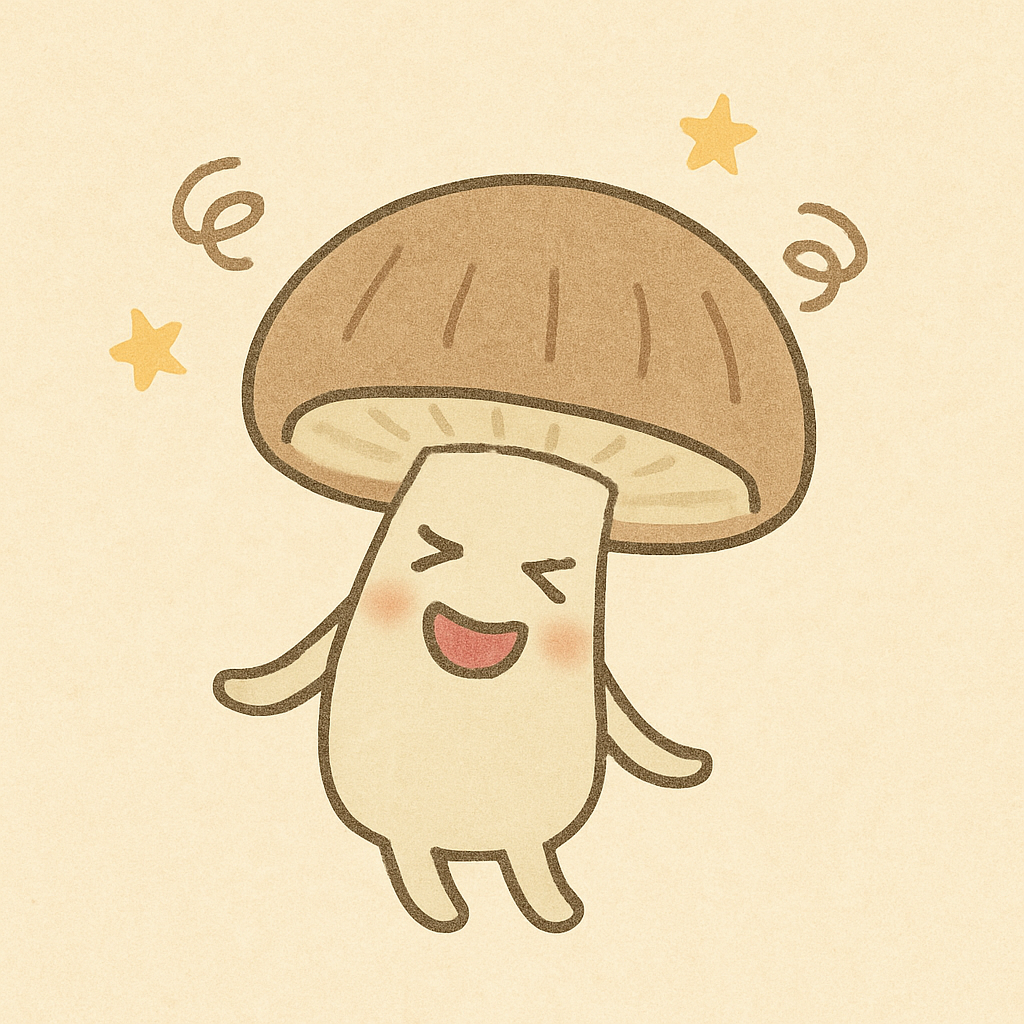 きのこフラフラ笑い