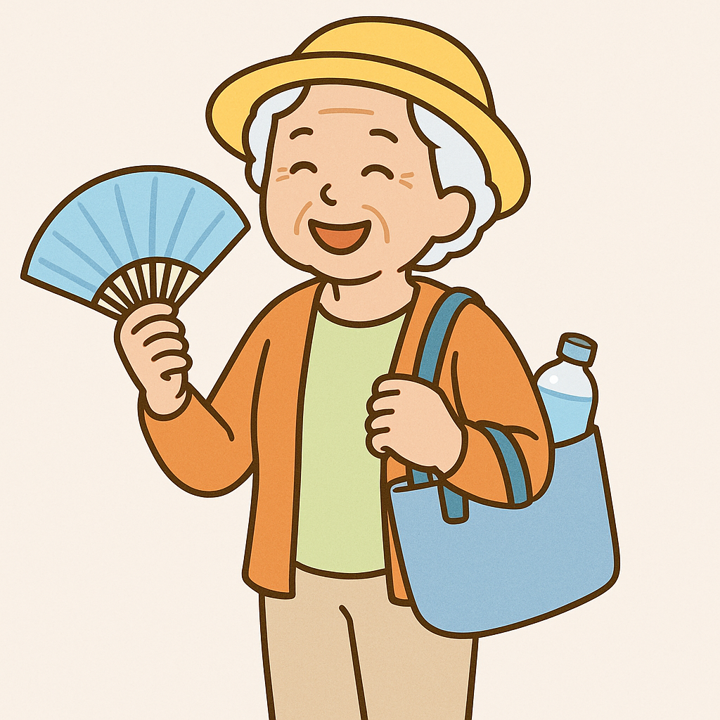 夏のお出かけクイズ!暑い日のお供に持ちたいものは?
