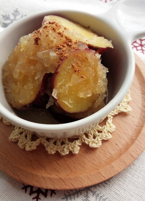 さつまいもとりんごのレモン煮