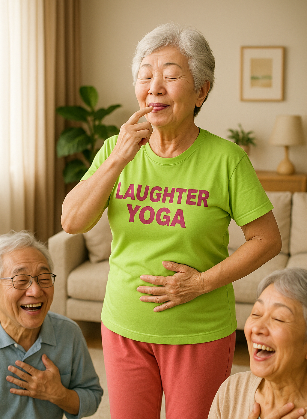 うるおい深呼吸笑い