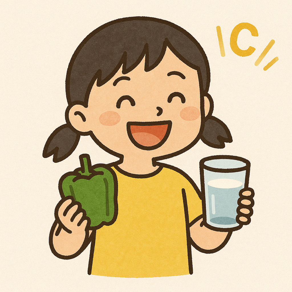 ピーマンにかくされた力とは?ビタミンCで免疫アップ!
