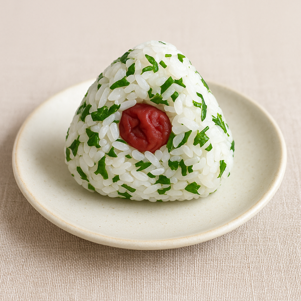 しそと梅のおにぎり
