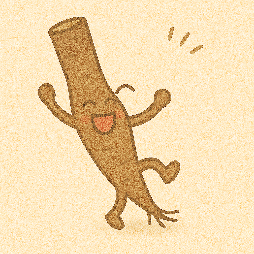 ごぼうピンピン笑い