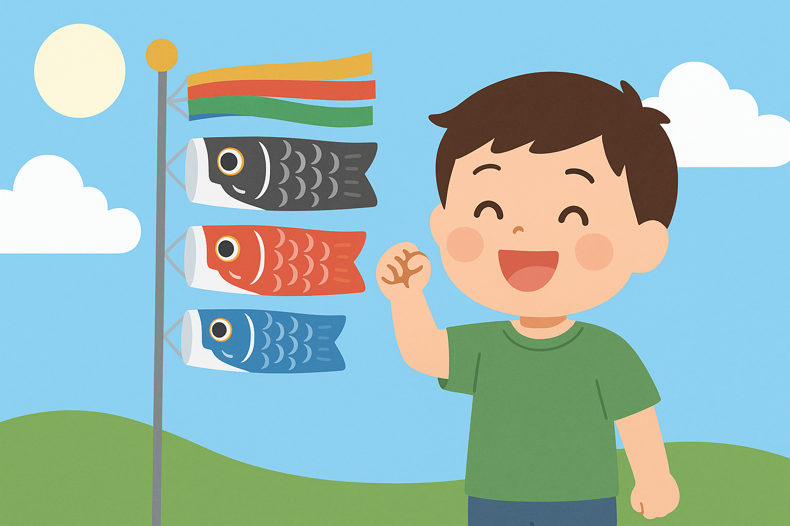 【こどもの日】こいのぼりにはどんな意味がある？｜子どもの日に込められた願い
