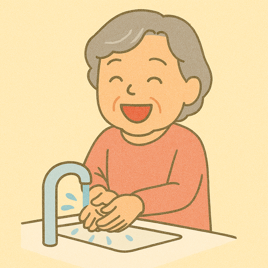 じゃぶじゃぶ笑い