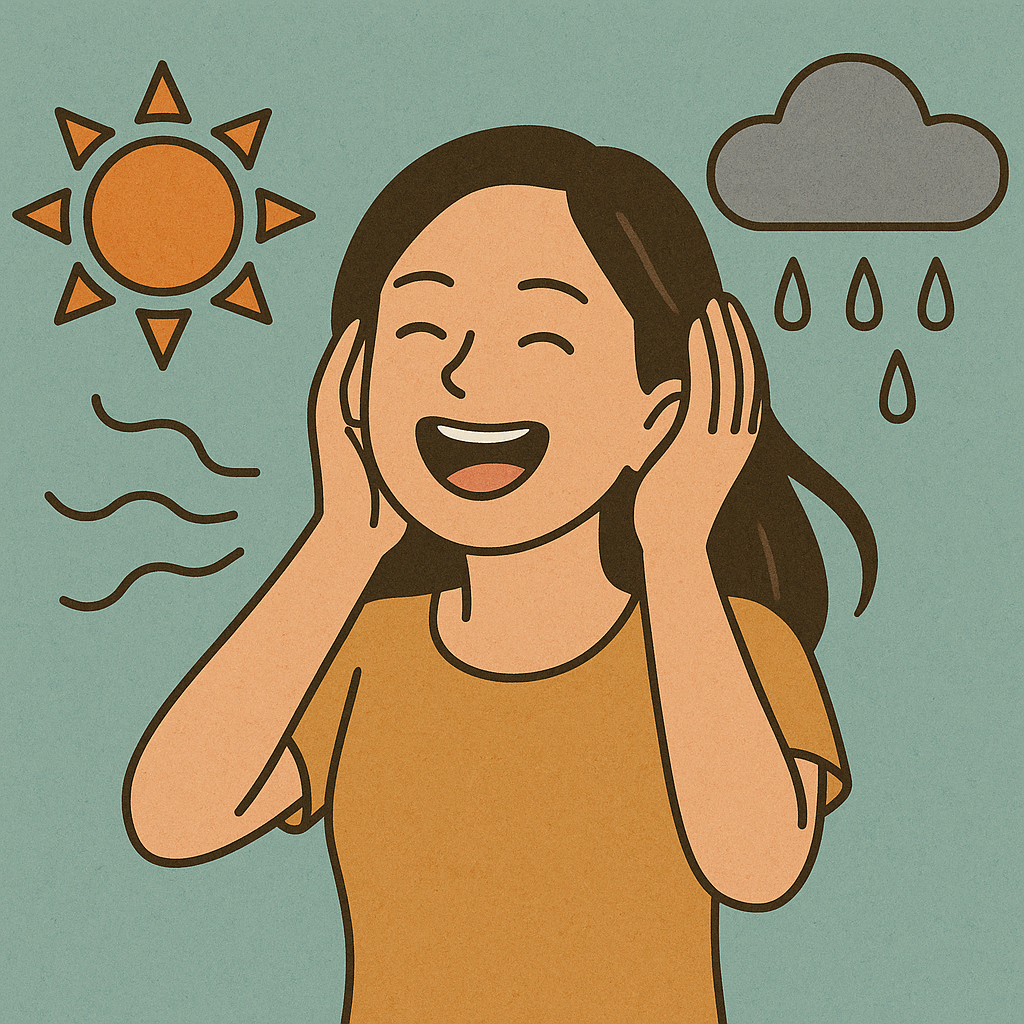 梅雨のイライラ・気分の落ち込みを吹き飛ばす!心が晴れる笑いヨガ習慣