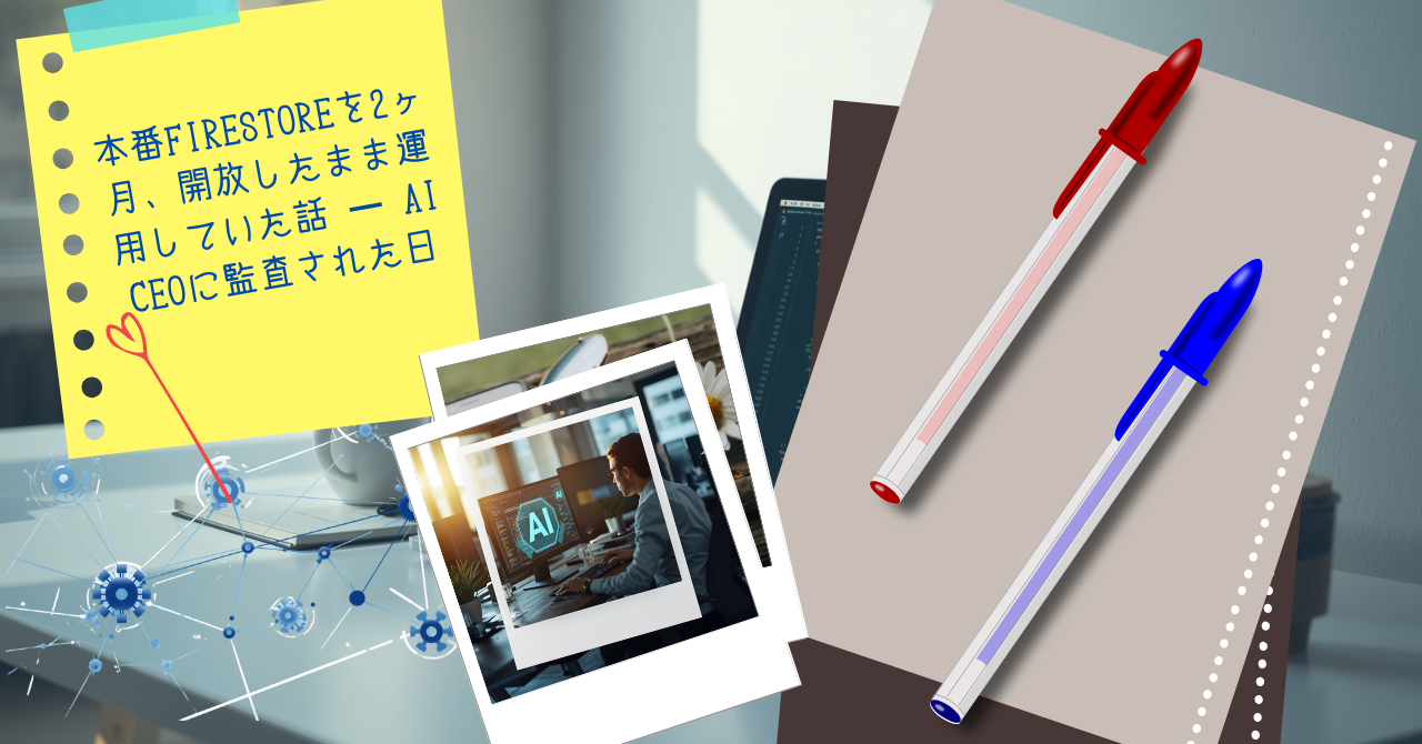 本番Firestoreを2ヶ月、開放したまま運用していた話｜AI経営パートナーに監査された日