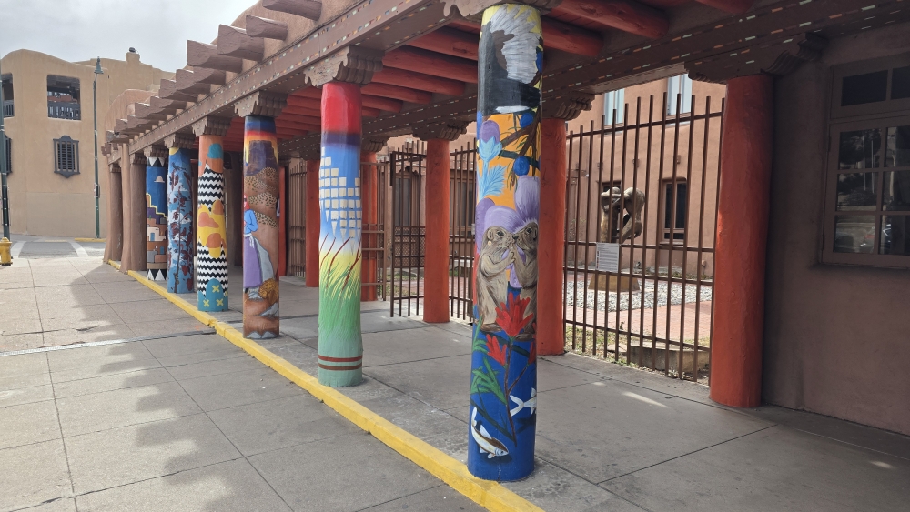 Santa Fe ist bekannt für seine Kunstszene...
