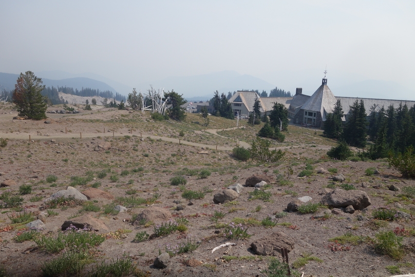 Weitermarsch nach kurzer Rast in der Timberlodge