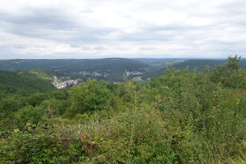 The landscape during the first half of my ride