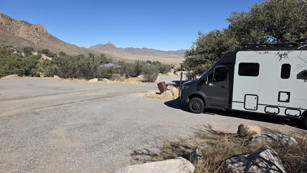 Campingplatz im Aguirre Creek CG.