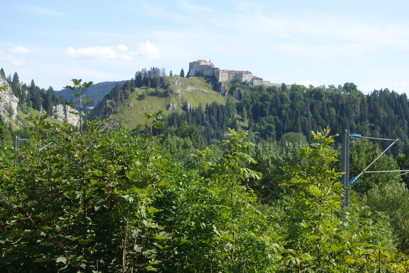 The Chateau de Joux 5km after Pontarlier