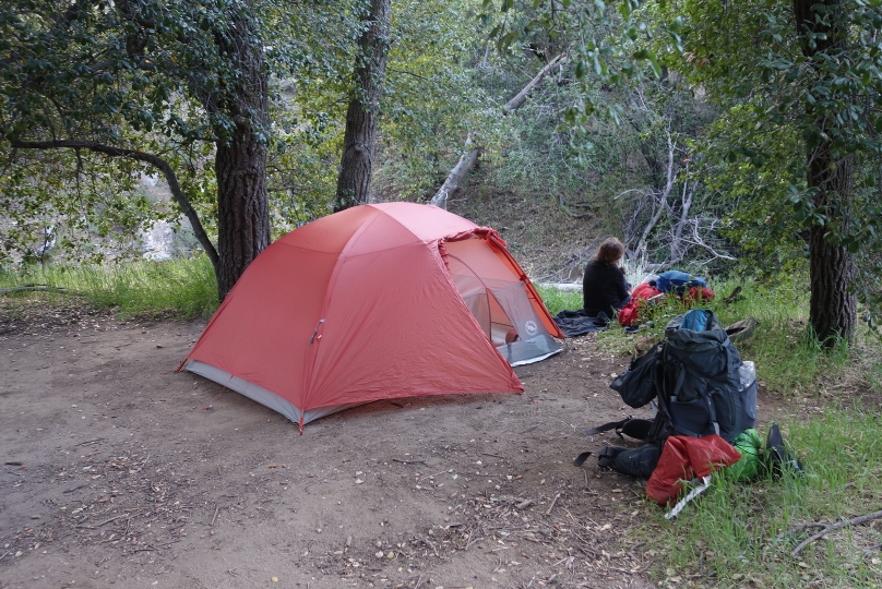 Unser Nachtquartier in Fred Canyon auf 1/3 Weg nach Mount Laguna.