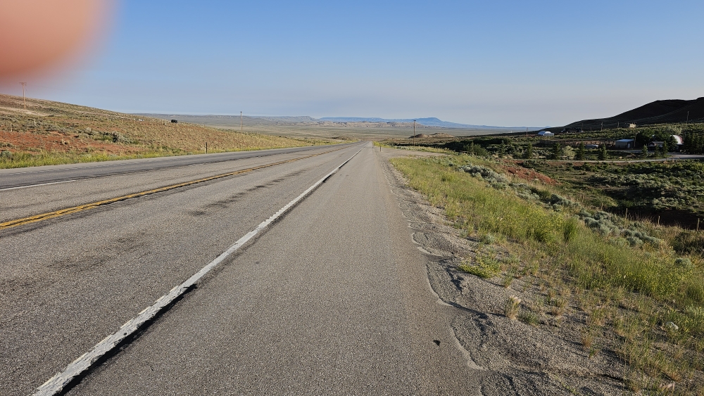 Fahrt hinunter in "the Great Basin".