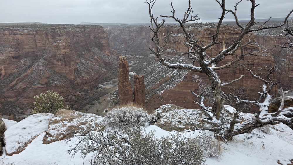 Canyon de Chelly weiter oben...spät nachmittags...