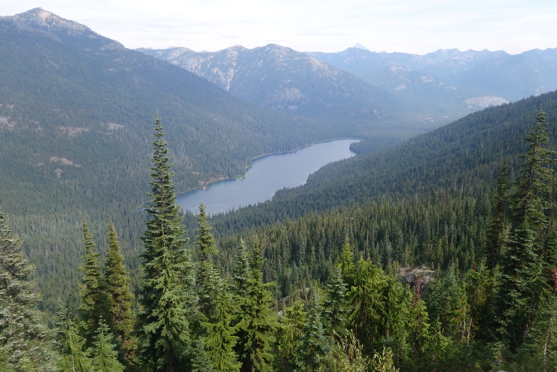 Der Waptus Lake, an dessen Ende wir übernachteten