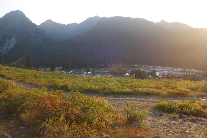 Der Snoqualmie Pass am frühen Morgen