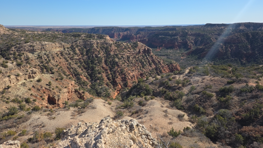 Aussicht auf den Caprock Canyon
