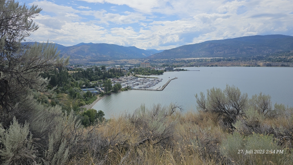 Penticton downtown mit Marina...