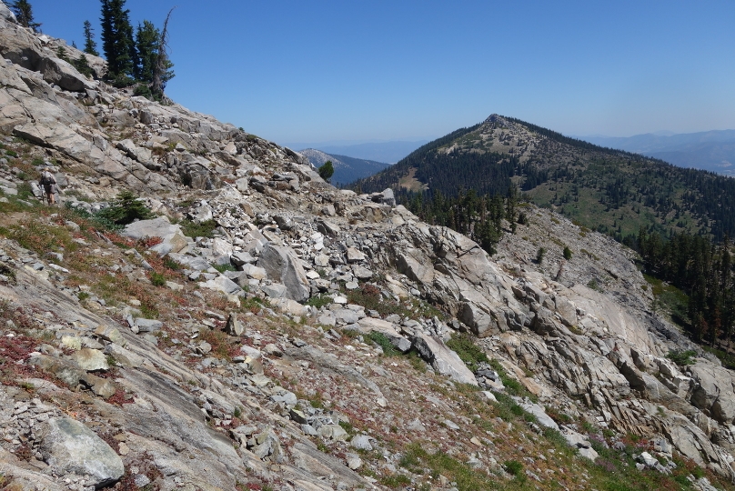 Widererwarten felsiges Gebirge