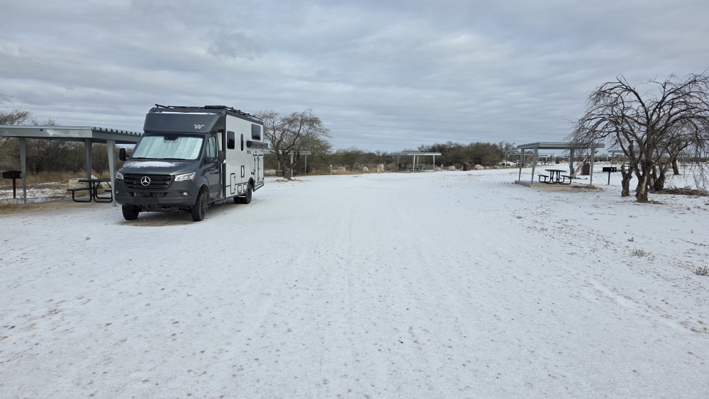 Wintereinbruch in Del Rio, bei 29° nördlicher Breite!