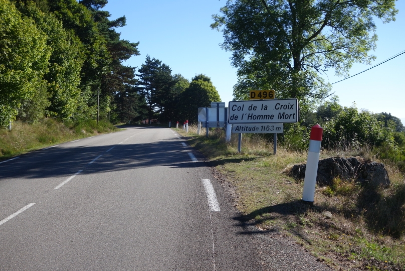 The last mountain pass in the Massive Centrale