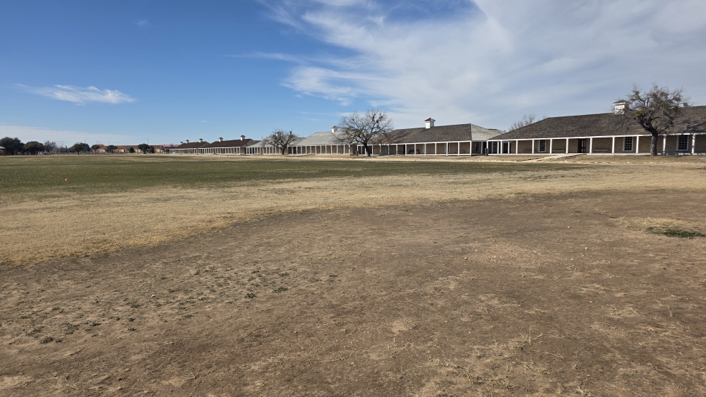Die Baraken der Soldaten im Fort Concho in San Angelo.