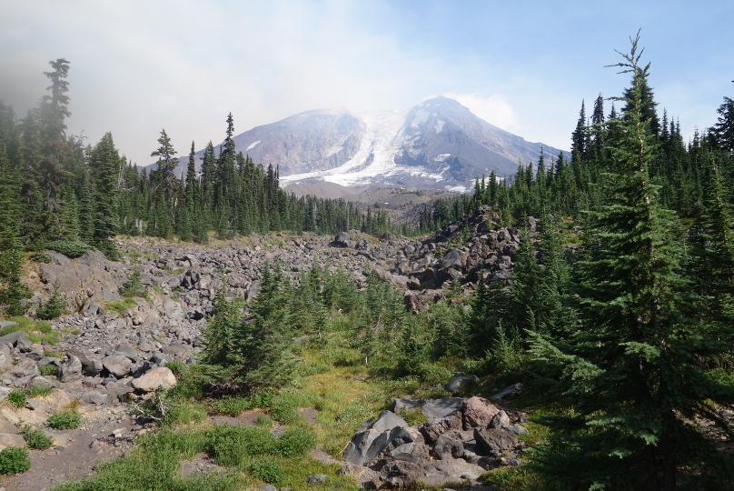 Der Mt. Adams mit seinem doch recht ansehnlichen Gletscher