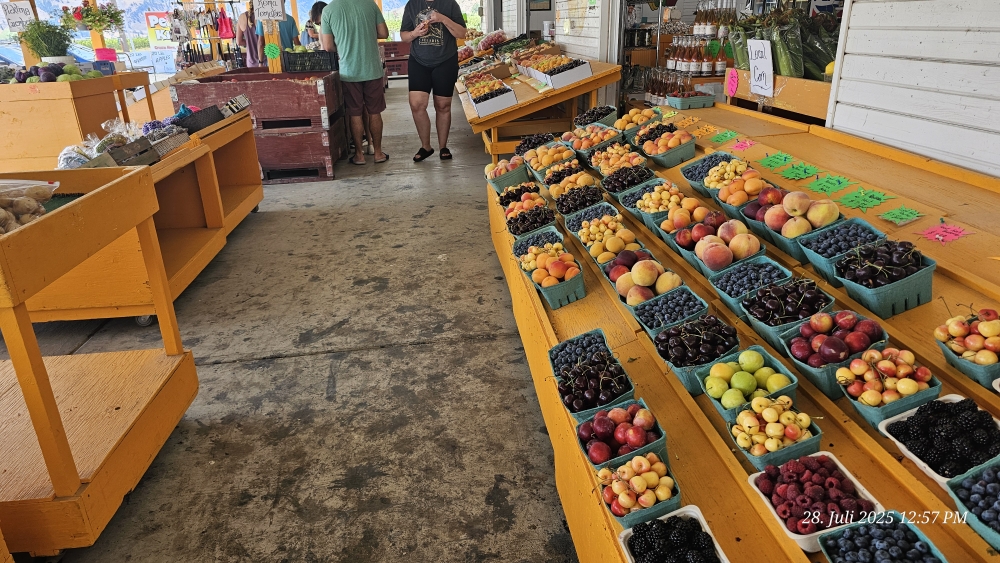 Früchtestand in Keremeos.